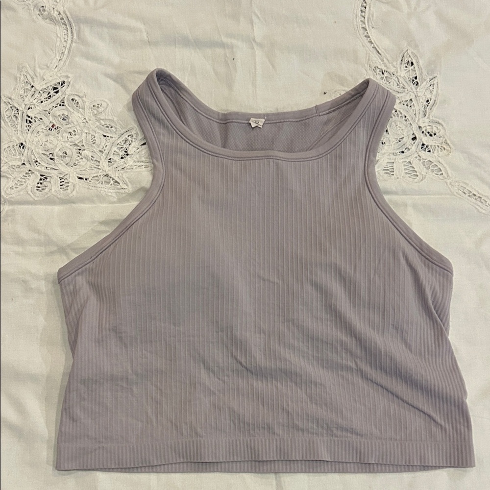 Lululemon Ebb To Street Cropped Racerback Tank SiZe 12